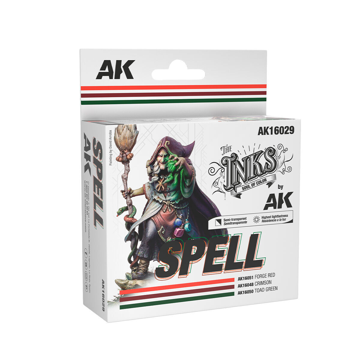AK Interactive AK16029 The Inks Spell Colors Set Acrylic Ink Set 3 Colors