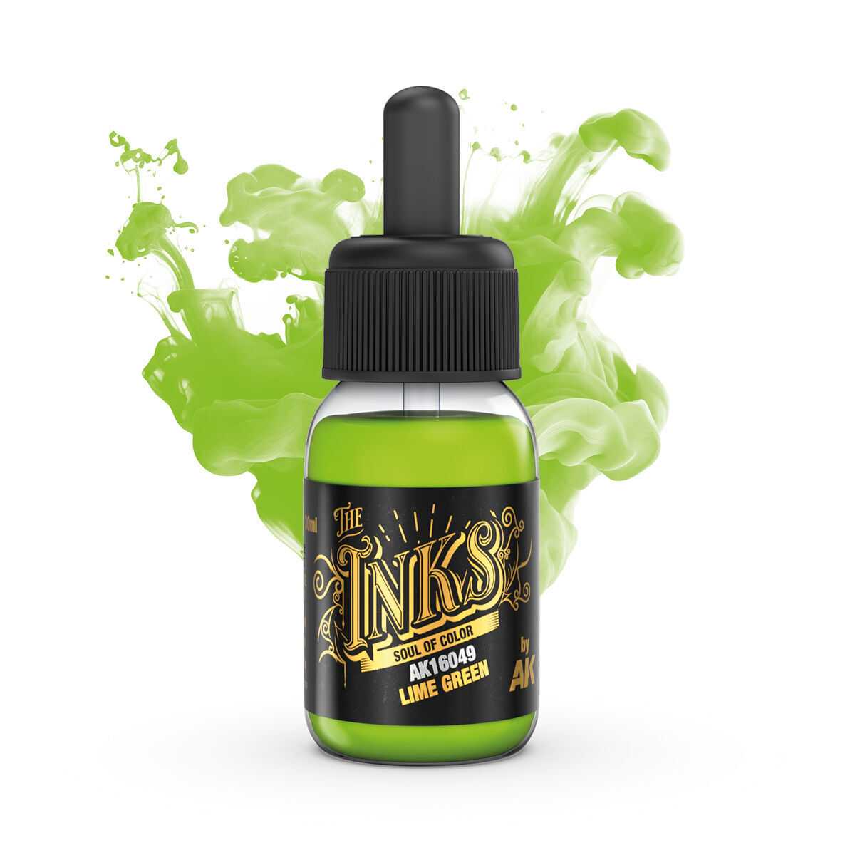 AK Interactive The INKS Lime Green 30ml Acrylic Ink