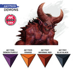 AK Interactive Quick Gen Demons Acrylic Paint Set (4 Colours) (3)
