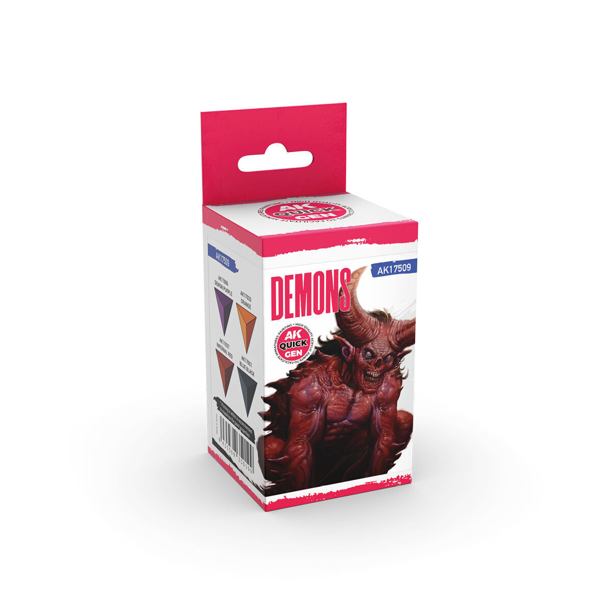 AK Interactive Quick Gen Demons Acrylic Paint Set (4 Colours)
