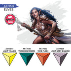 AK Interactive Quick Gen Elves Acrylic Paint Set (4 Colours) (3)