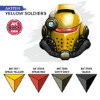 AK Interactive Quick Gen Yellow Soldiers Acrylic Paint Set (4 Colours) (3)