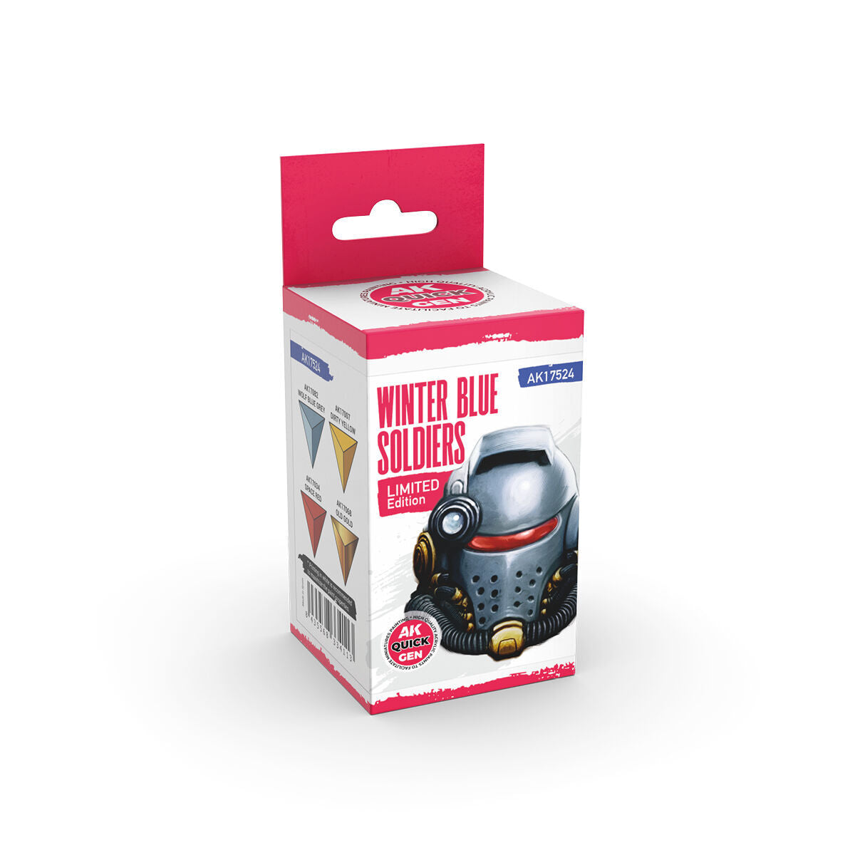 AK Interactive Quick Gen Winter Blue Soldiers Acrylic Paint Set (4