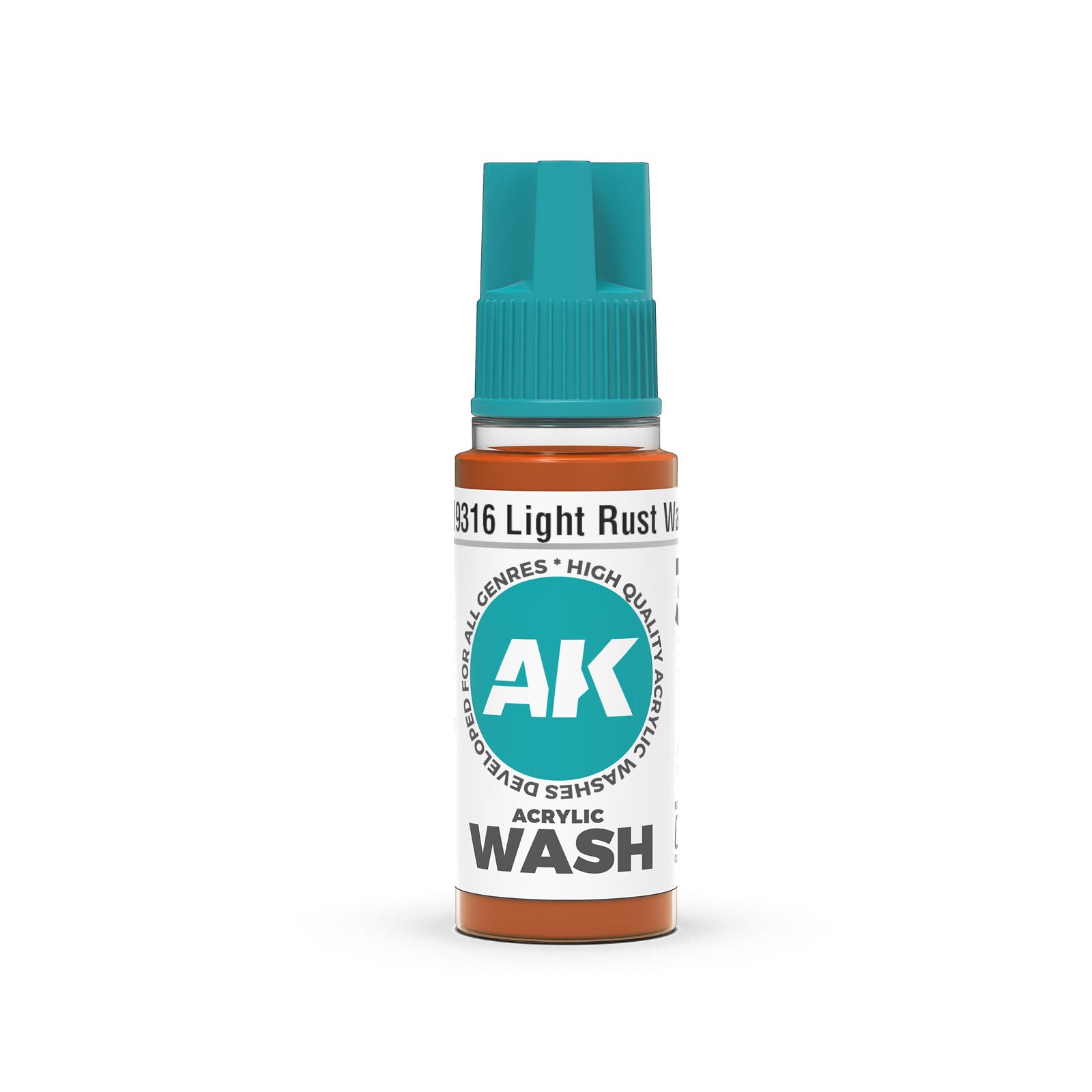 AK Interactive AK19316 Light Rust Wash 18ml