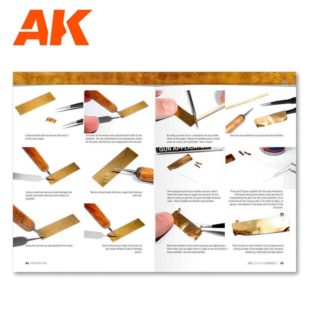 AK Interactive AK244 Learning Series No. 7 Photoetch Parts Book