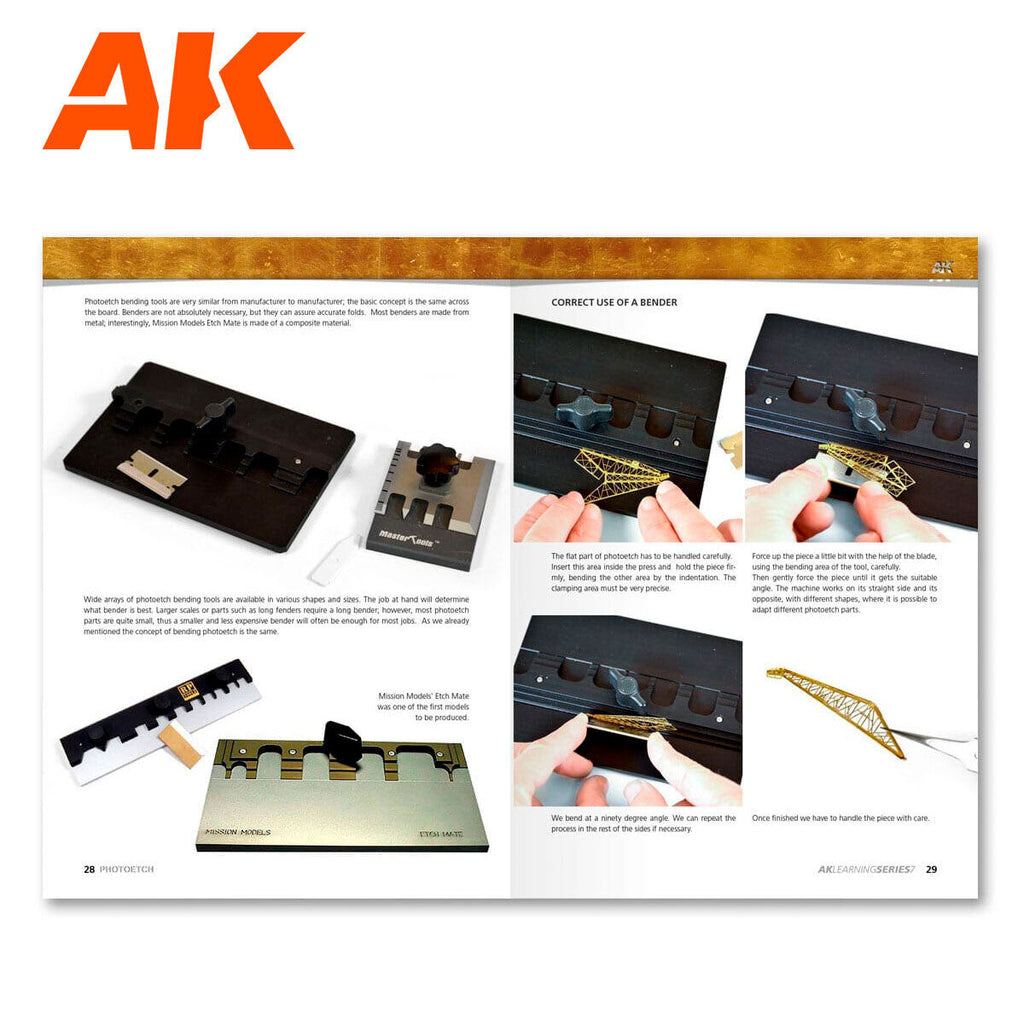 AK Interactive AK244 Learning Series No. 7 Photoetch Parts Book