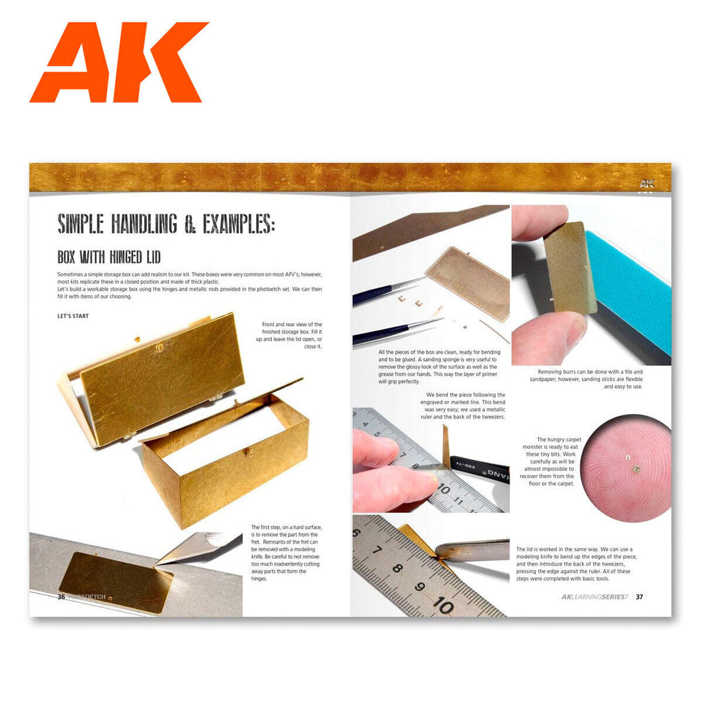 AK Interactive AK244 Learning Series No. 7 Photoetch Parts Book