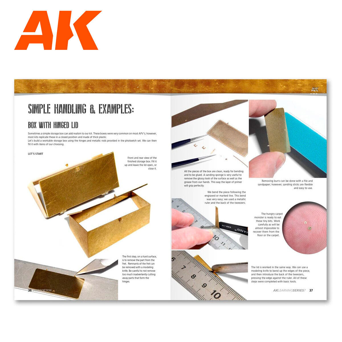 AK Interactive AK244 Learning Series No. 7 Photoetch Parts Book
