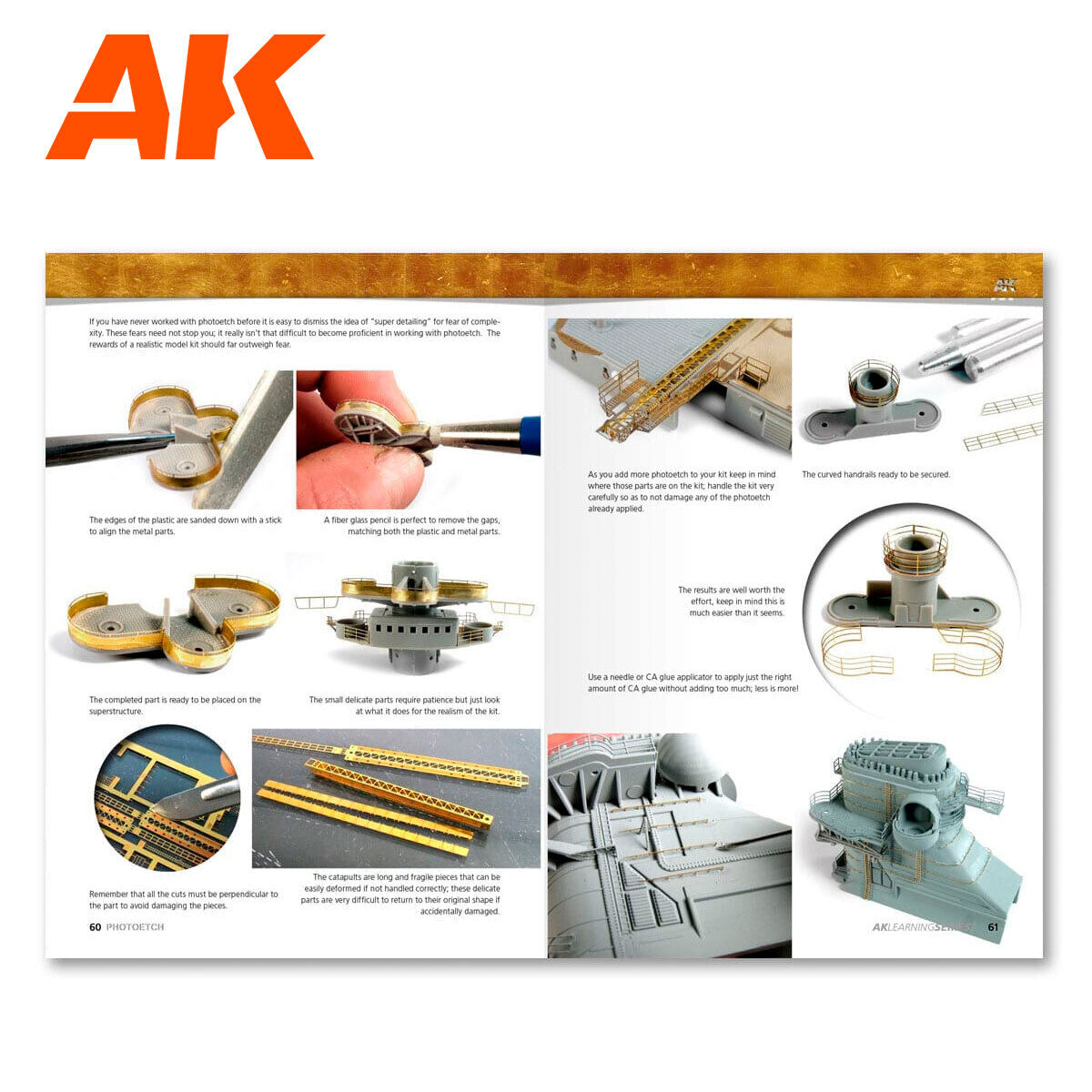 AK Interactive AK244 Learning Series No. 7 Photoetch Parts Book