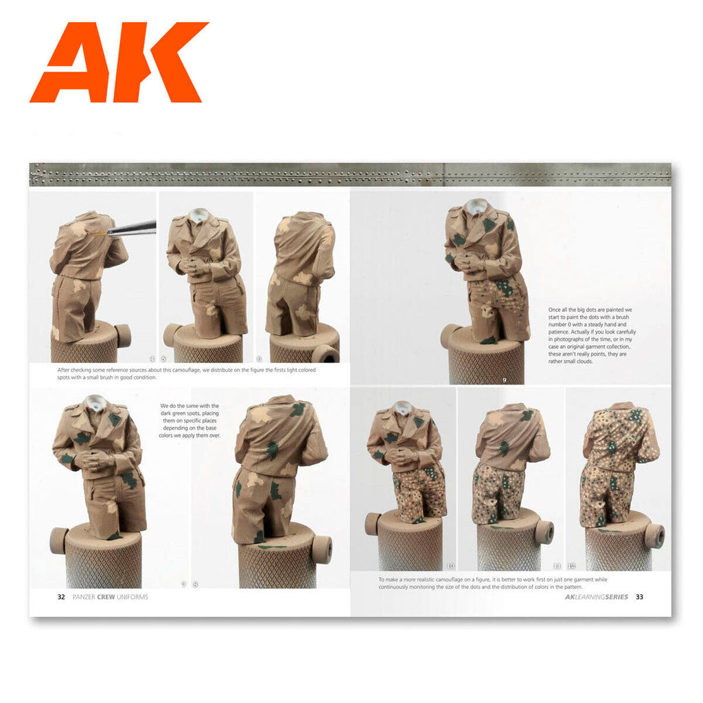AK Interactive AK272 Learning Series No. 2 Panzer Crew Uniforms Book
