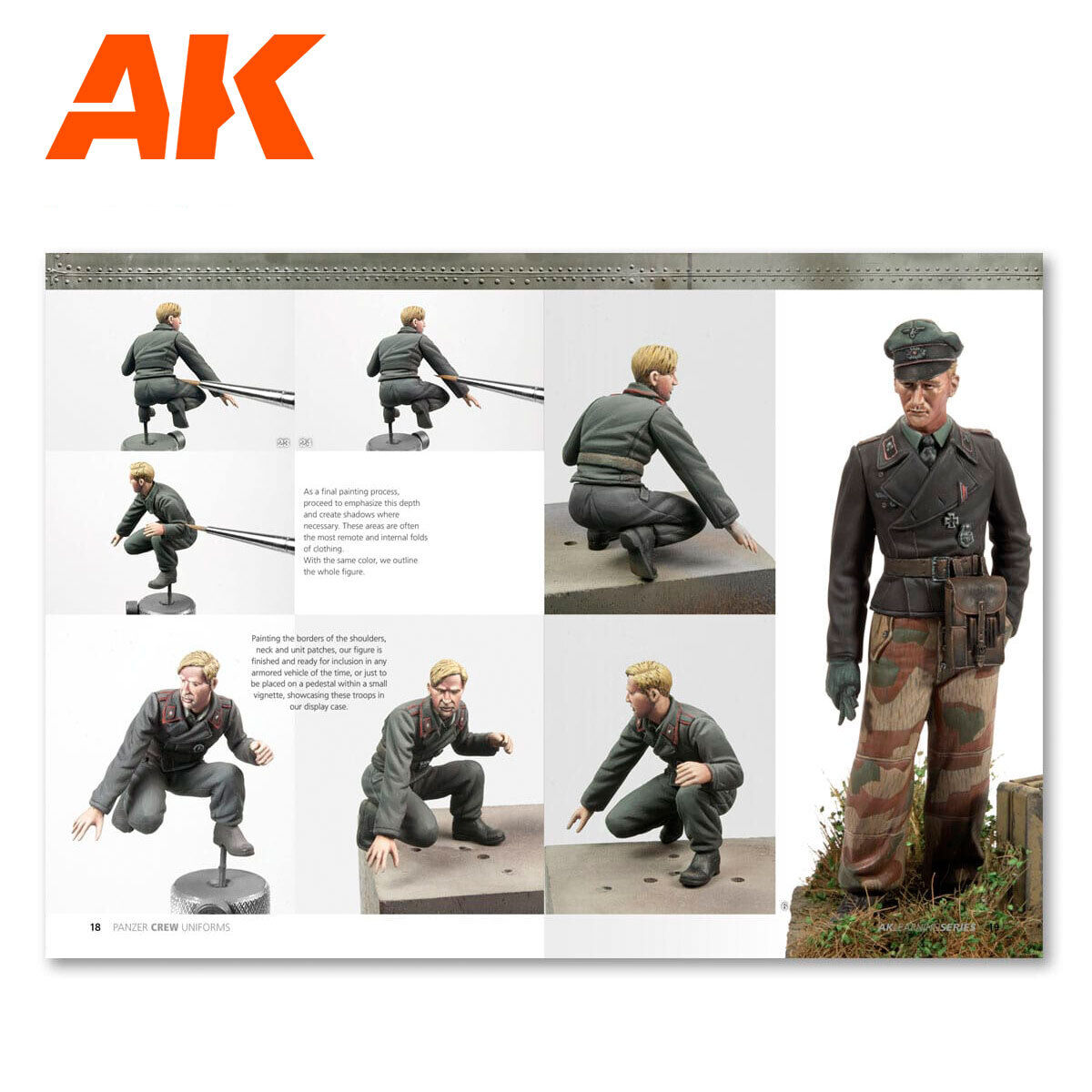 AK Interactive AK272 Learning Series No. 2 Panzer Crew Uniforms Book