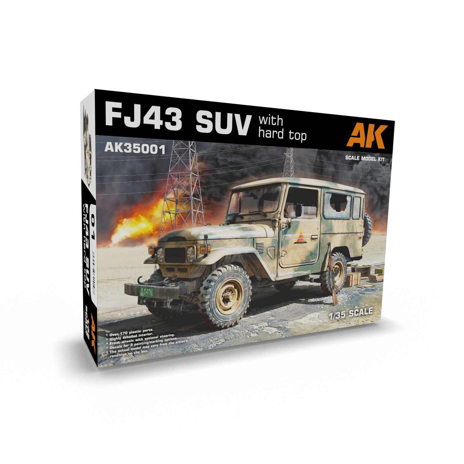 AK Interactive FJ43 Suv With Hard Top