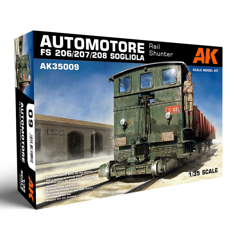 AK Interactive Automotore FS 206/207/208 Sogliola Rail Shunter