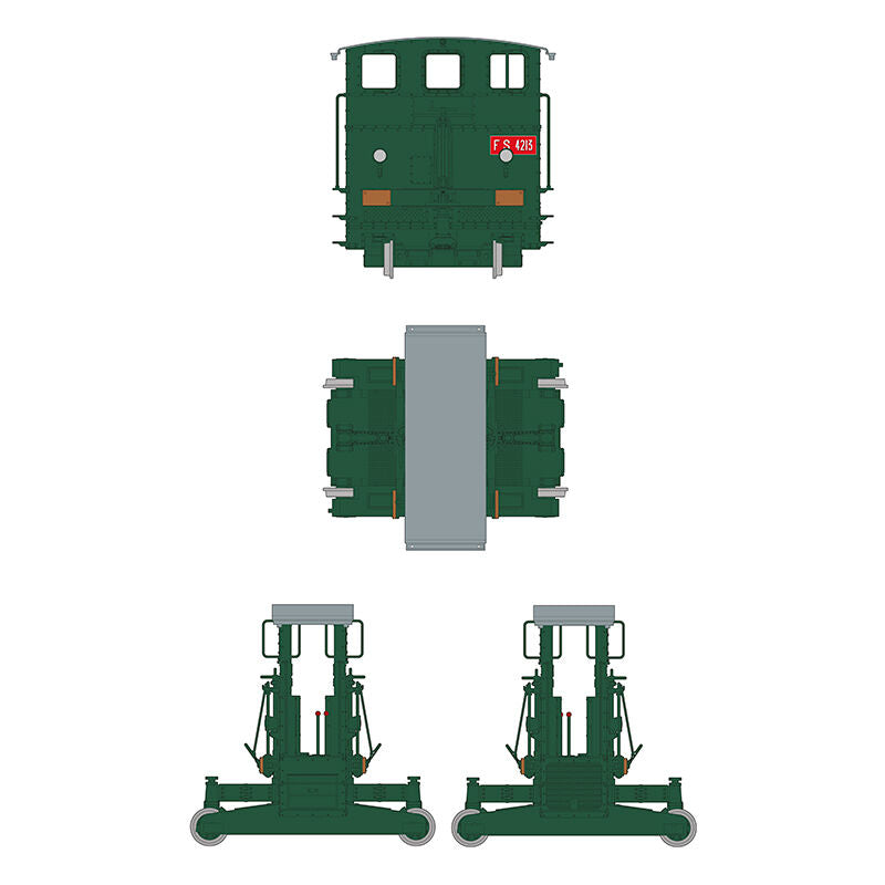 AK Interactive Automotore FS 206/207/208 Sogliola Rail Shunter (6)