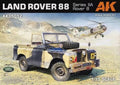 AK Interactive AK35012 Land Rover 88 Series IIA Rover 8 Plastic Model Kit