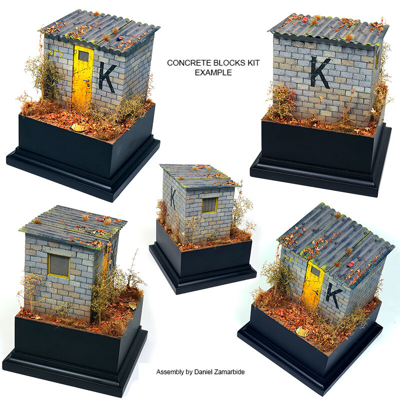AK Interactive Concrete Blocks Kit Scale (6)