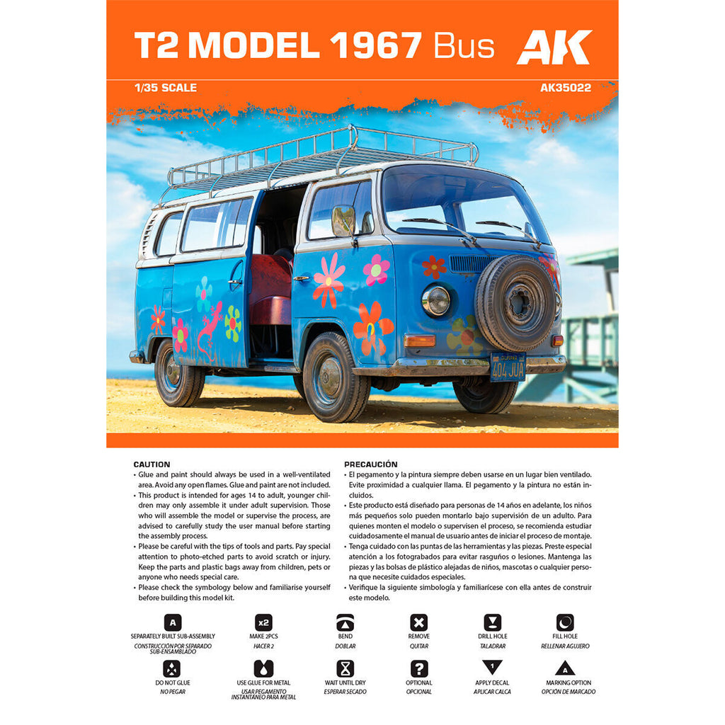 AK Interactive T2 Model 1967 BUS (9)