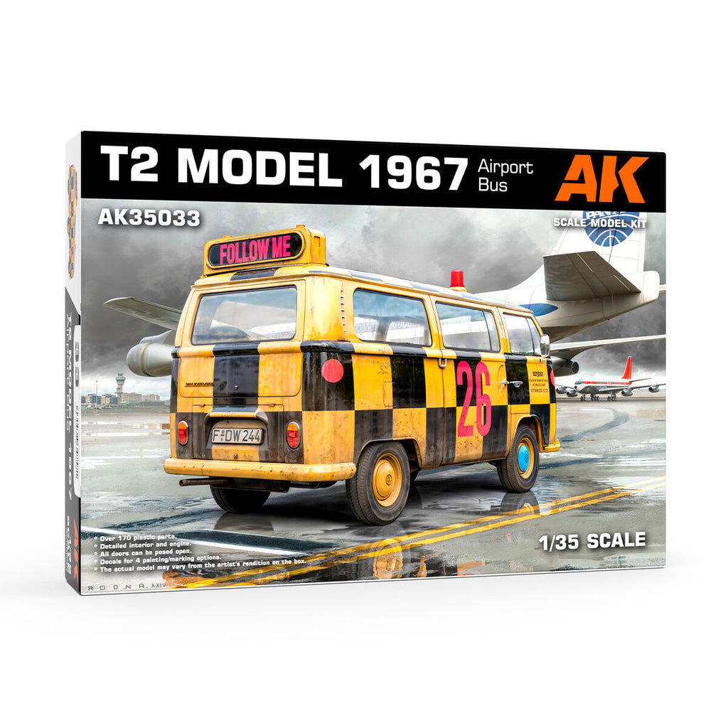 AK Interactive Volkswagen T2 Model 1967 Airport Bus