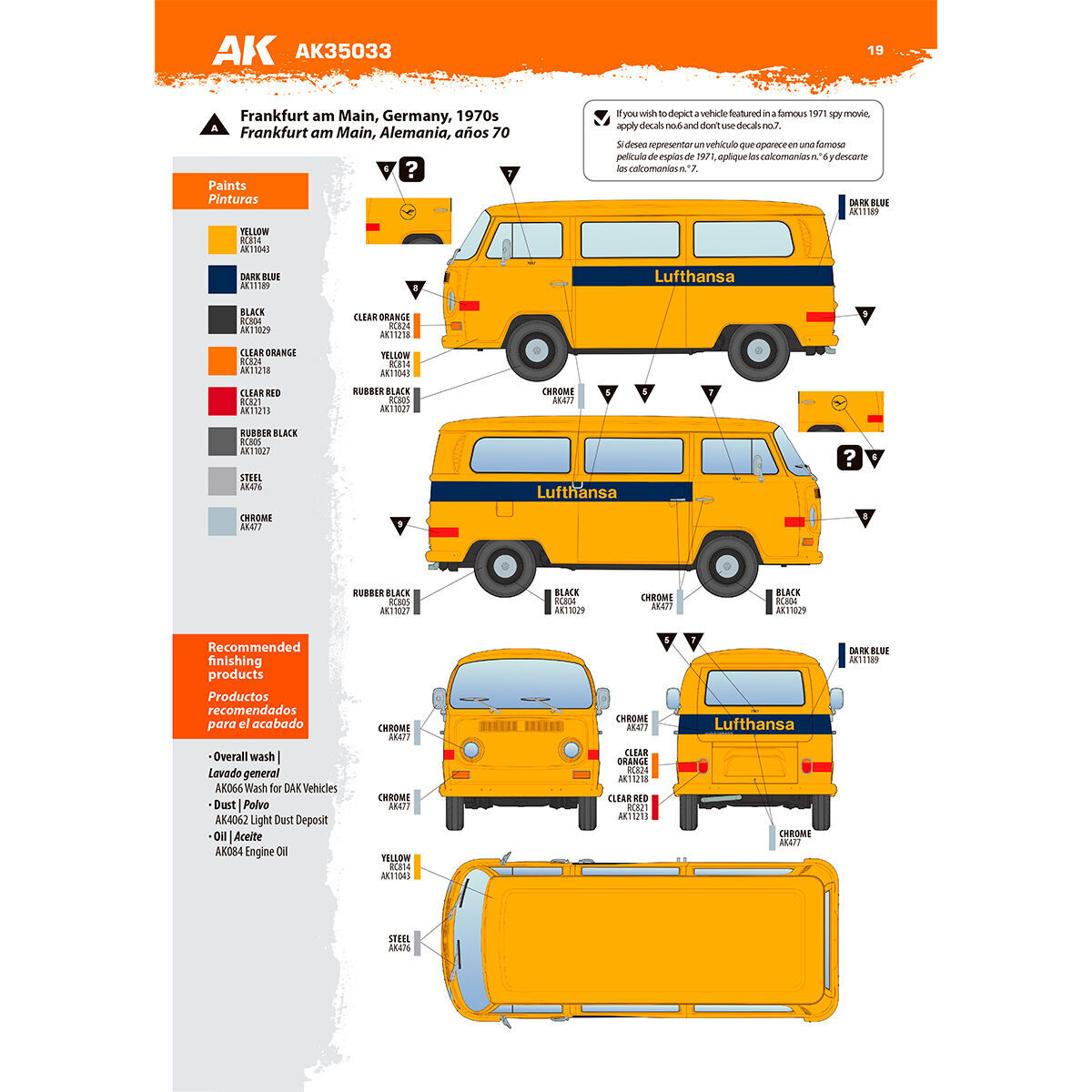 AK Interactive Volkswagen T2 Model 1967 Airport Bus (7)