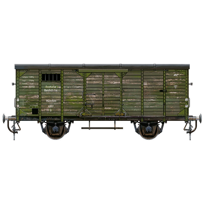 AK Interactive German Railway Covered G10 Wagon Gedeckter Guterwagen (5)