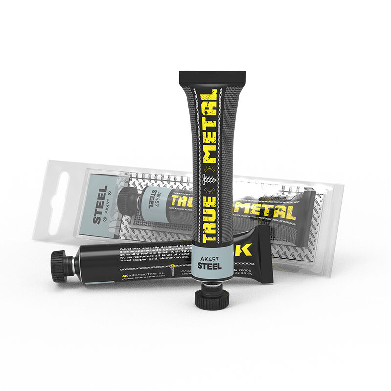 AK Interactive AK457 True Metal Steel Wax Paint