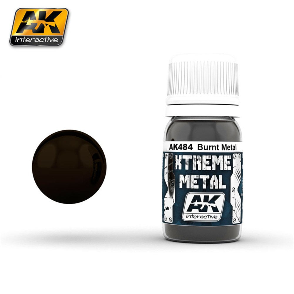 AK Interactive AK484 XTREME METAL BURNT METAL (8346773749997)