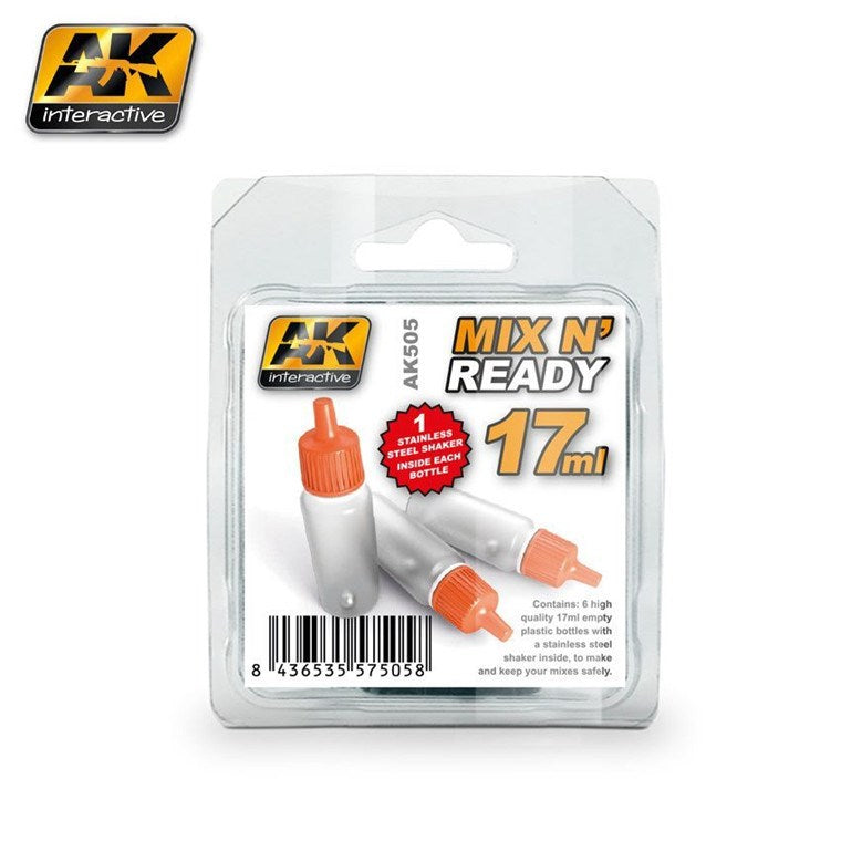 AK Interactive AK505 PAINT TOOLS - MIX n' READY - 17ML