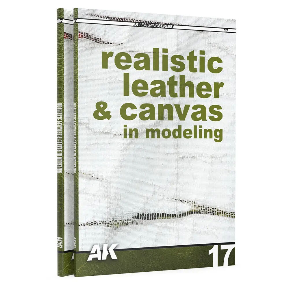 AK Interactive AK542 Learning Series No. 17 Realistic Leather & Canvas Book