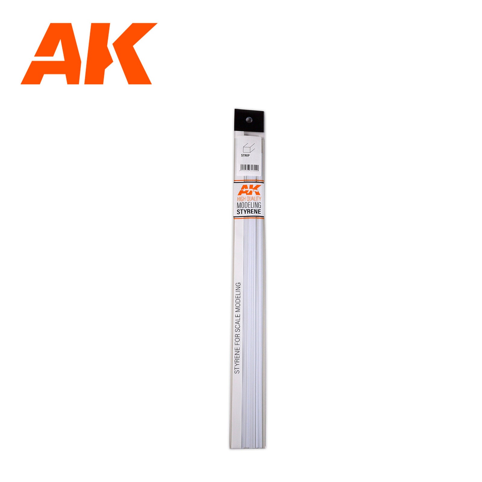 AK Interactive AK6522 Styrene Strips 1.00 x 4.00 x 350mm (Pack of 10)