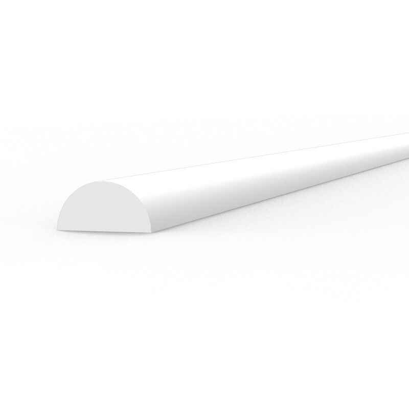 AK Interactive AK6552 Styrene Half Cane 2.00 x 350mm Pack of 4