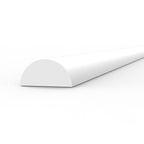 AK Interactive AK6553 Styrene Half Cane 3.00 x 350mm Pack of 3