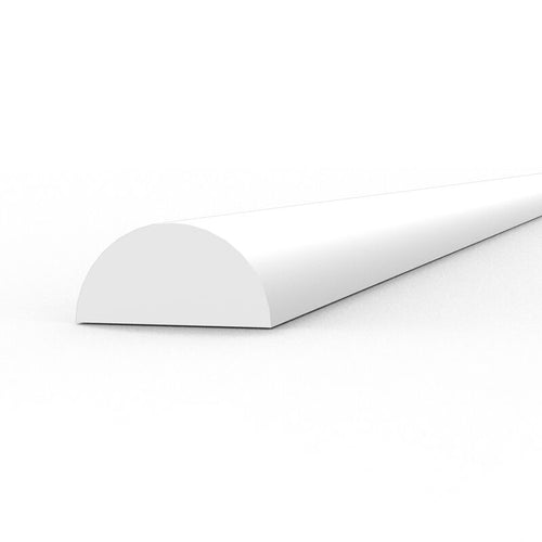 AK Interactive AK6553 Styrene Half Cane 3.00 x 350mm Pack of 3