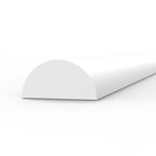 AK Interactive AK6554 Styrene Half Cane 4.00 x 350mm (Pack of 3)