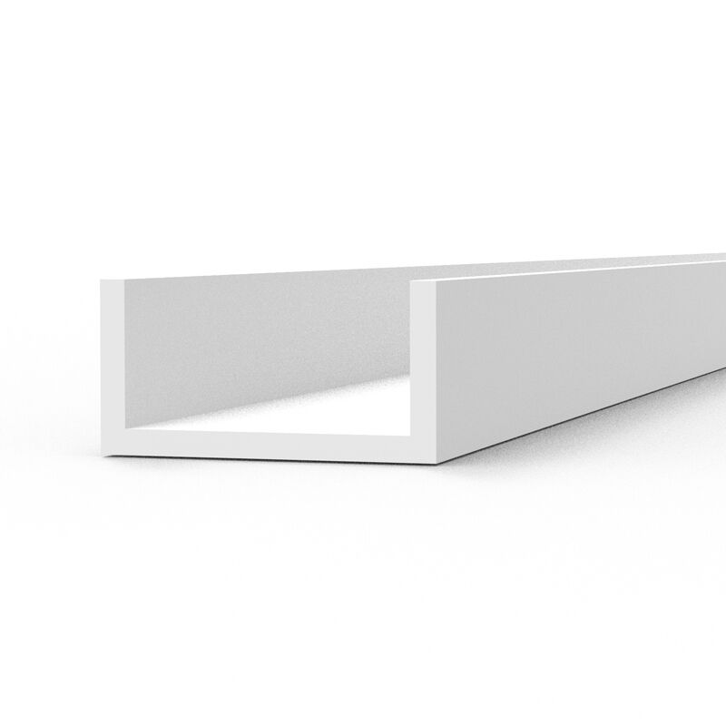 AK Interactive AK6556 Styrene U Channel 4.0 x 350mm (Pack of 3)