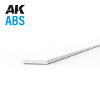AK Interactive AK6703 ABS Strips 0.25 x 2.00 x 350mm