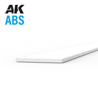AK Interactive AK6705 ABS Strips 0.25 x 4.00 x 350mm