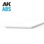 AK Interactive AK6706 ABS Strips 0.25 x 5.00 x 350mm
