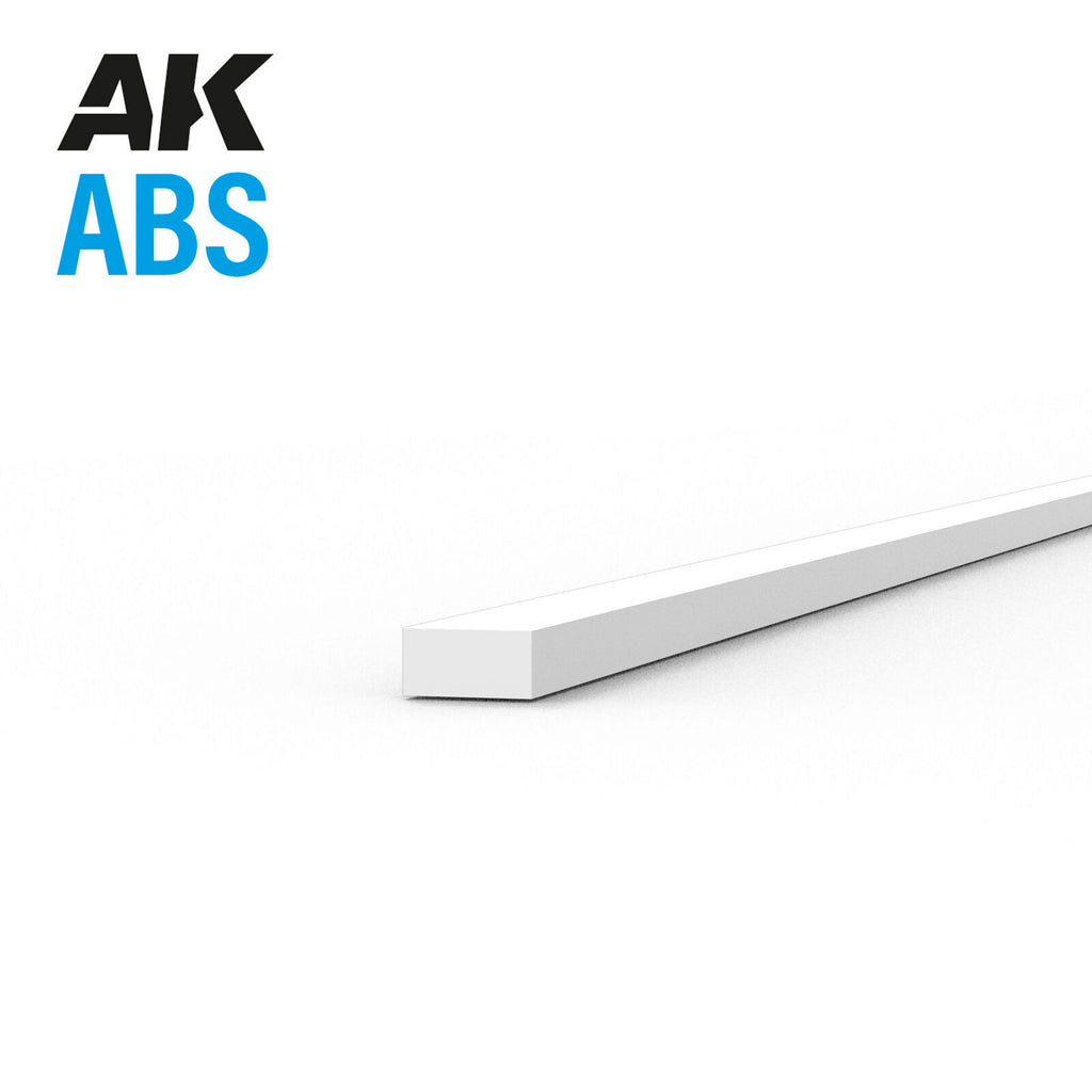 AK Interactive AK6708 ABS Strips 0.50 x 1.00 x 350mm