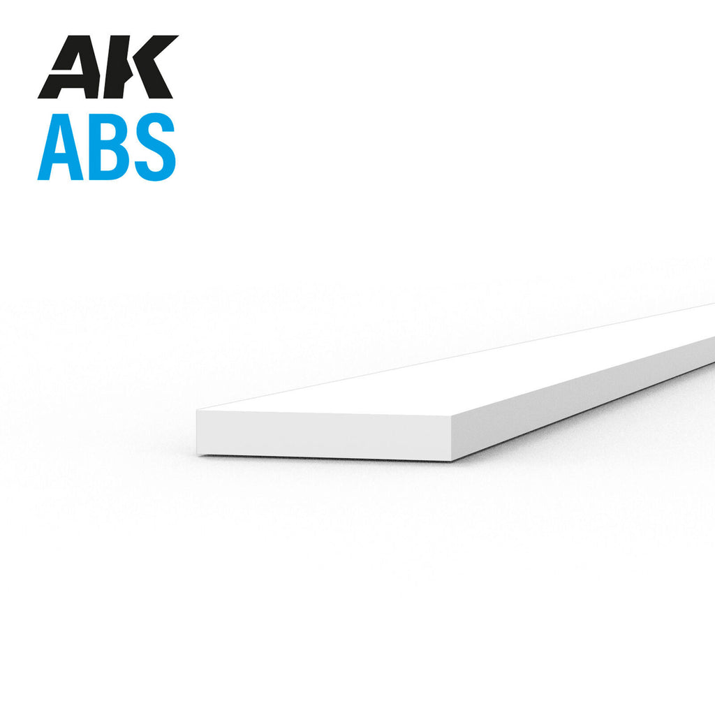 AK Interactive AK6710 Abs Strips 0.50 x 3.00 x 350mm
