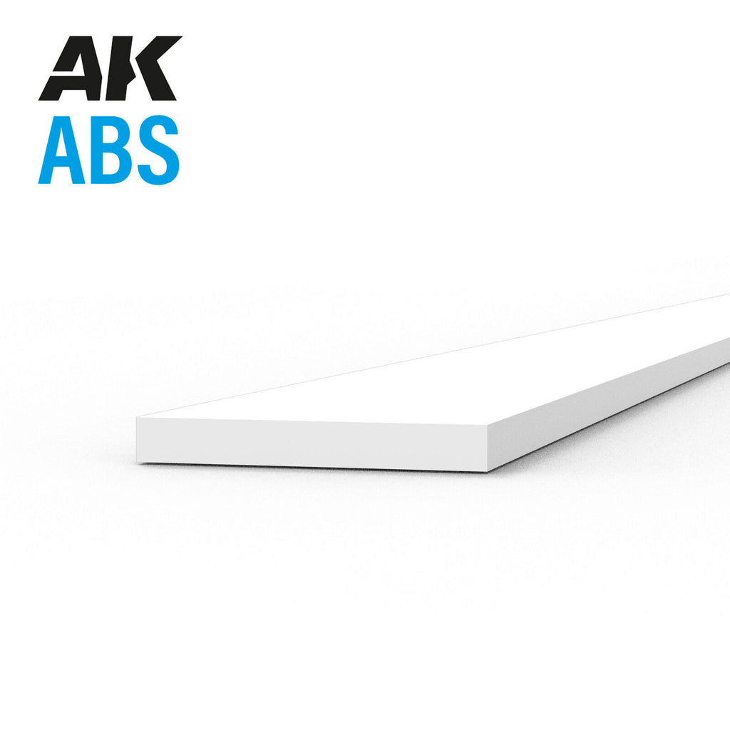 AK Interactive AK6711 ABS Strips 0.50 x 4.00 x 350mm