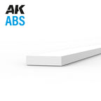 AK Interactive AK6716 ABS Strips 0.75 x 3.00 x 350mm