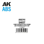 AK Interactive AK6741 ABS Sheet 1.5mm