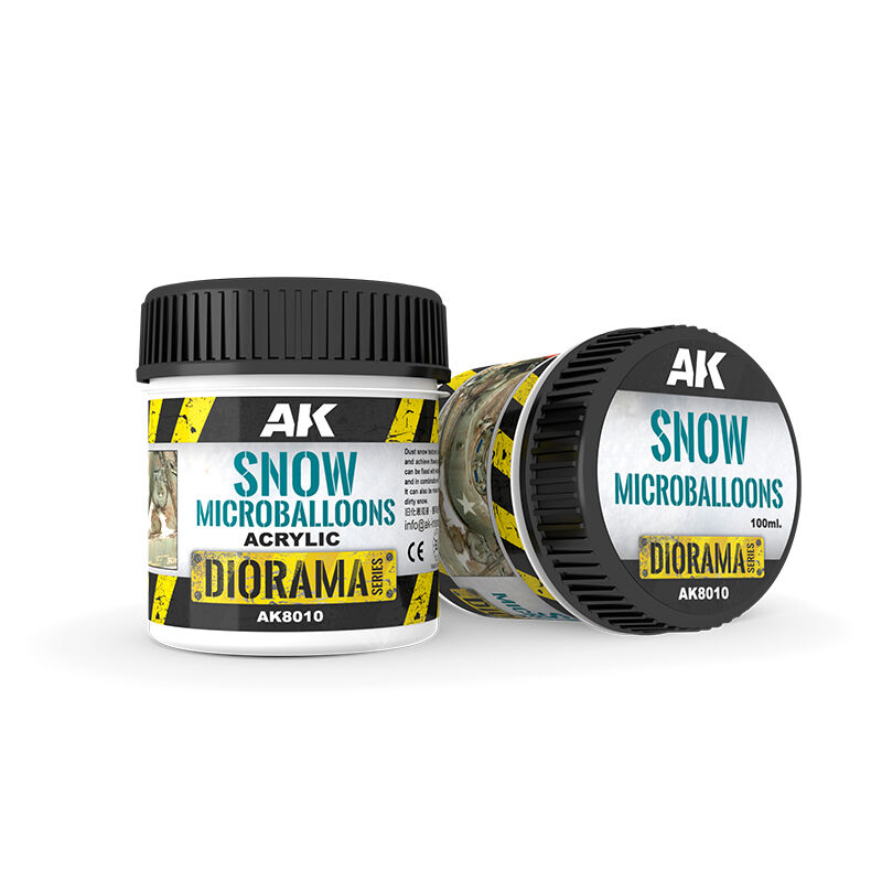 AK Interactive AK8010 Dioramas Snow Microballoons 100ml