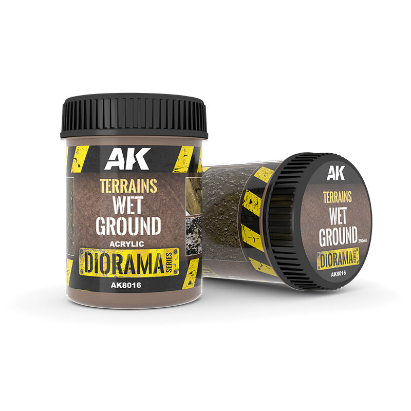 AK Interactive AK8016 Dioramas Terrains Wet Ground 250ml Acrylic