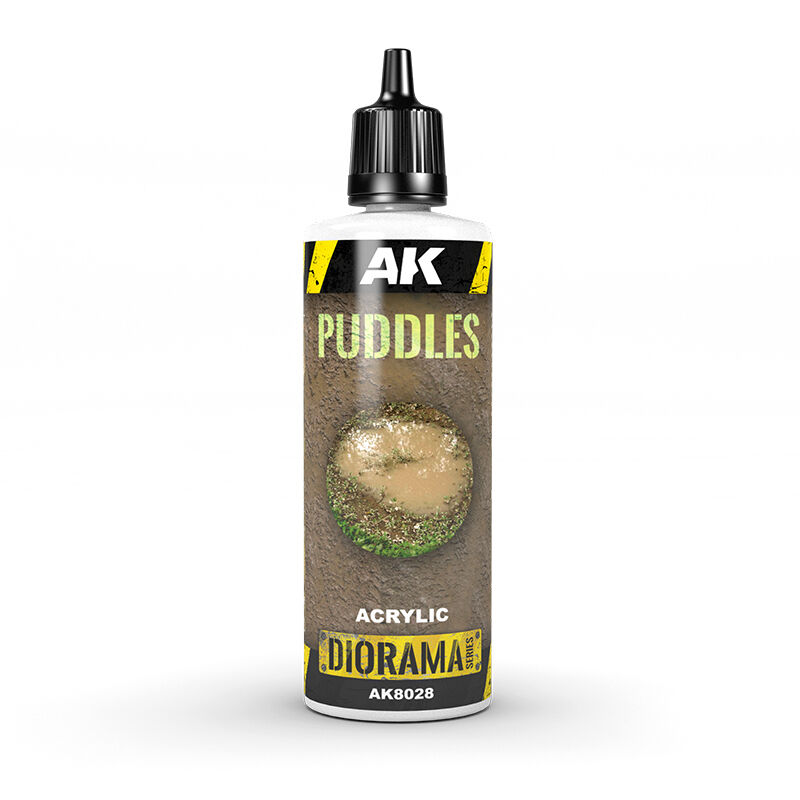 AK Interactive AK8028 Dioramas Puddles 60ml Acrylic