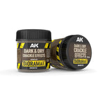 AK Interactive AK8032 Dark & Dry Crackle Effects Acrylic