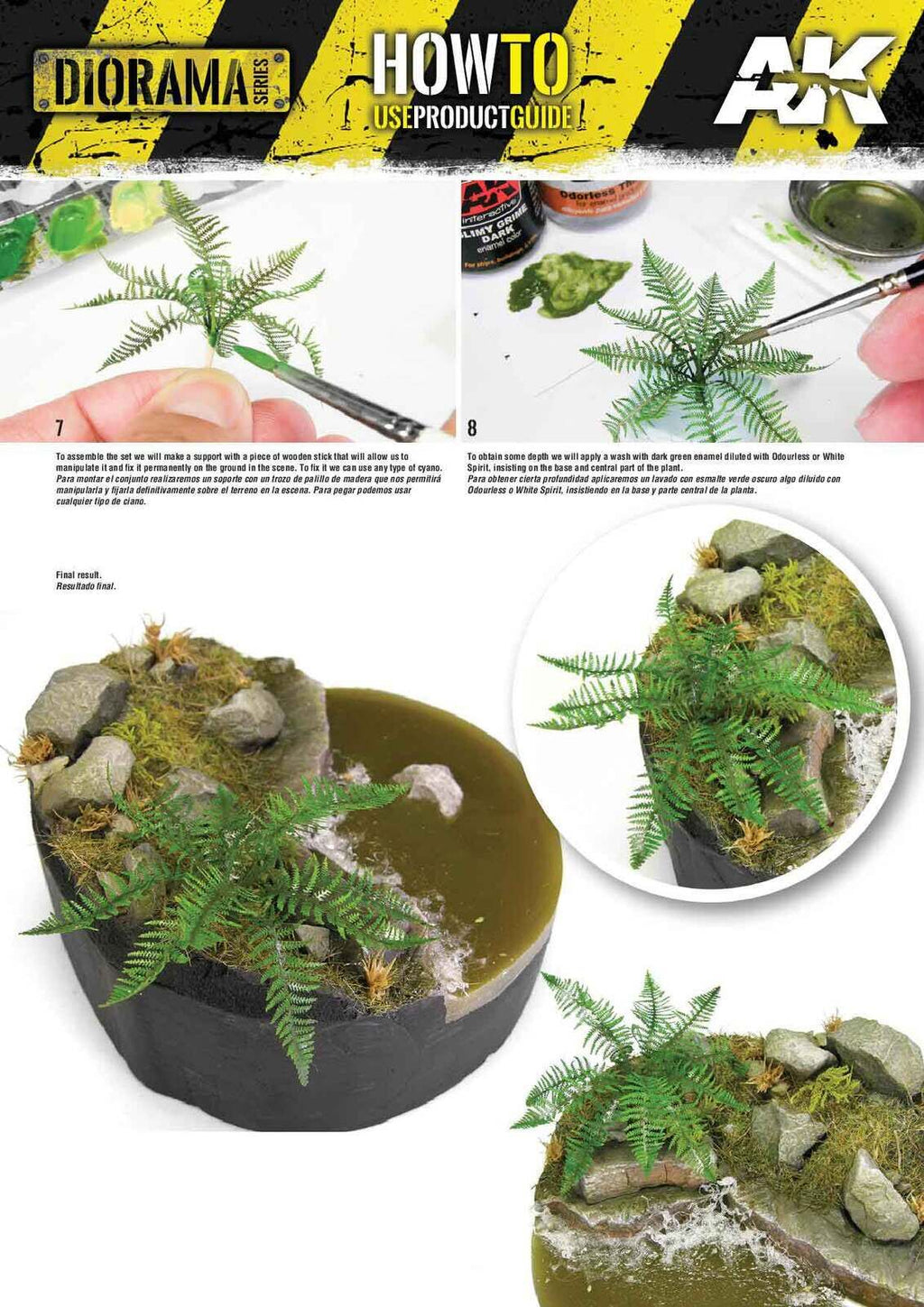 AK Interactive AK8138 Dioramas Jungle Plants Set