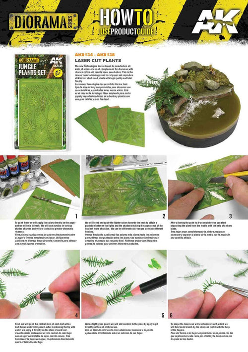 AK Interactive AK8138 Dioramas Jungle Plants Set