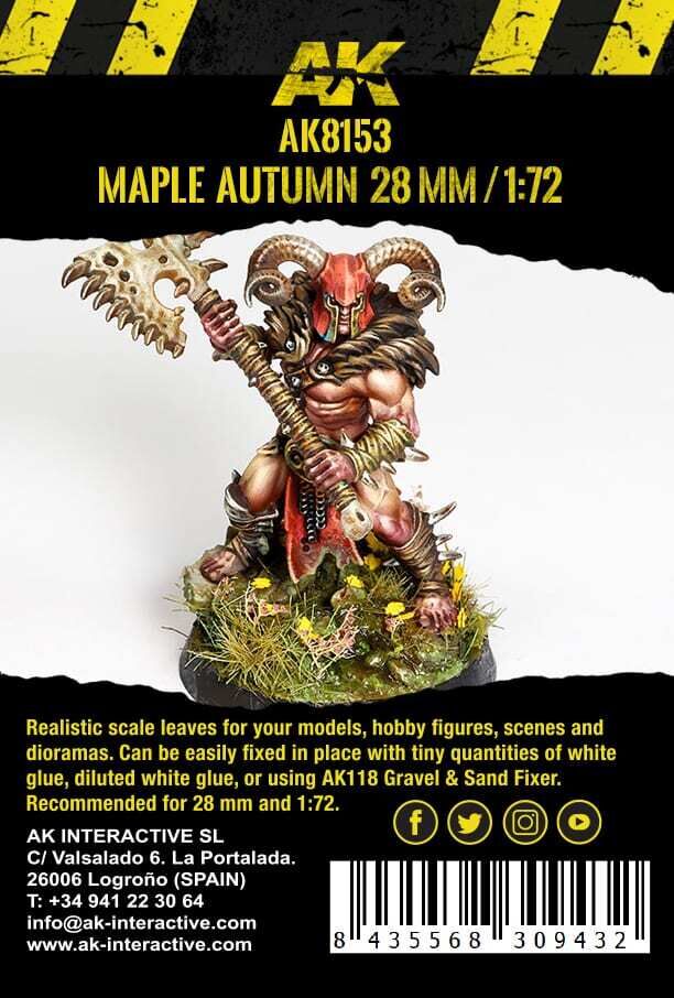 AK Interactive AK8153 Dioramas Maple Autumn Leaves