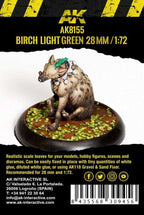 AK Interactive AK8155 Dioramas Birch Light Green Leaves